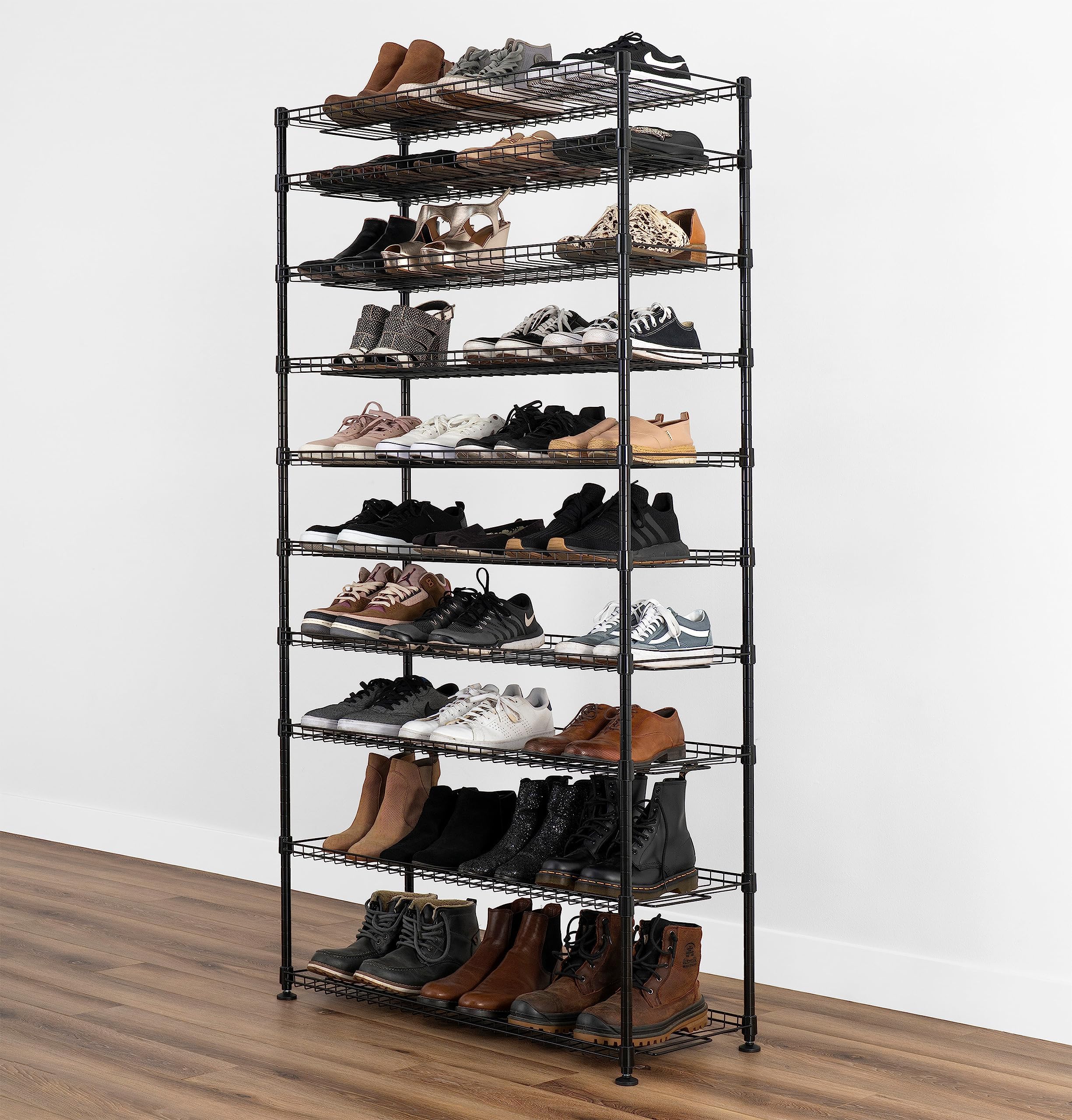 【送料無料】Industrial Shoes Rack Amazon.com: VASAGLE Shoe Rack for Entryway, 5-Tier Shoe Rack